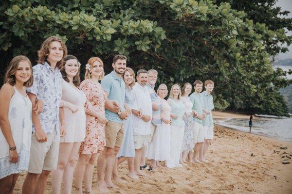 Our crew at the Princeville Resort