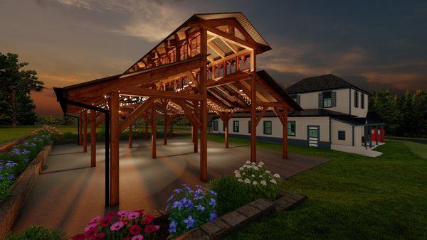 New Pavilion for Porch Parties coming May, 2024