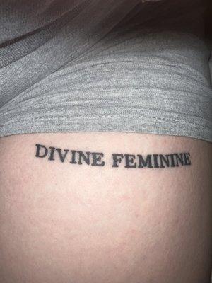 My tattoo :) seems like they deleted this picture lmfao. Are they afraid for people to see her work healed?