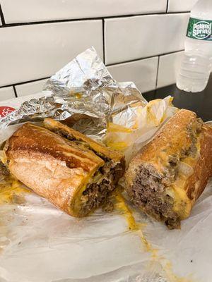 Cheesesteak with whiz