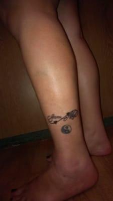 Please excuse the swollen ankle...photo taken at Primal...tat by Kevin McGrarry