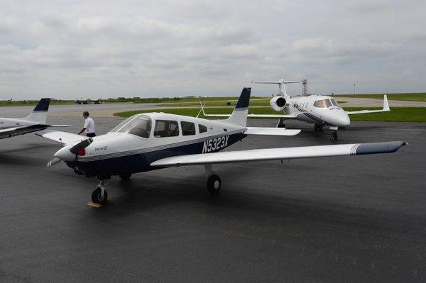 Our 2013 Piper Warrior featuring a G500 glass avionics package.