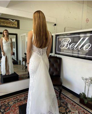 Wedding dress alteration