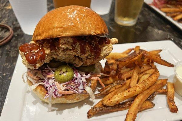 Korean Fried Chicken Sandwich