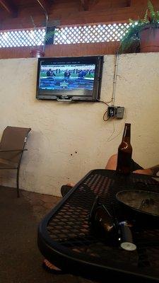 Outdoor patio tv