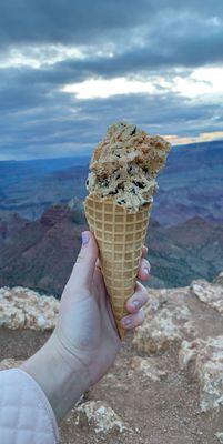 The view and the ice cream are delicious!