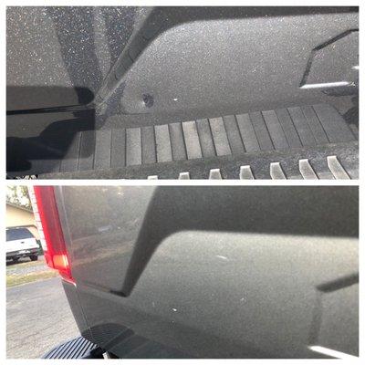 Before and After: Sharp key dent - Difficult repair - Great outcome