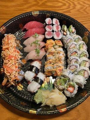 California Roll, Tuna Roll, Spicy Tuna Roll, Tuna, Yellow Tail, Octopus, Spicy Girl Roll