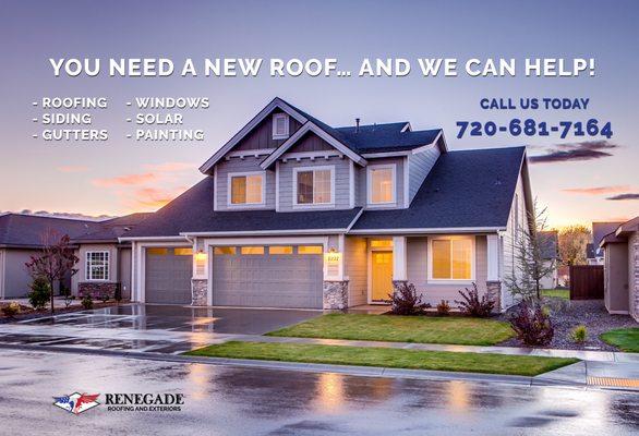 Roofing, Siding, Gutters, Windows, Solar, Painting... Your house needs work, and we can help!