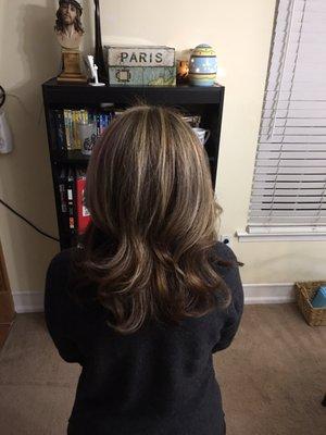 Highlites cut and blow out by Alyssa!