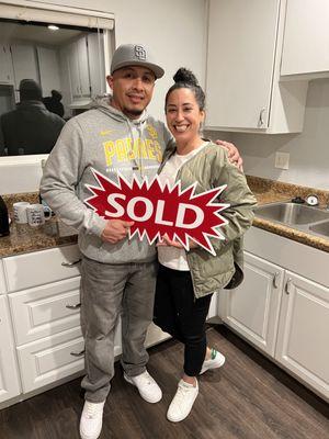 First Time Home Buyers just purchased in Temecula