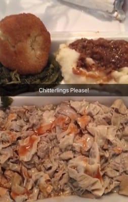 Chitterlings plate