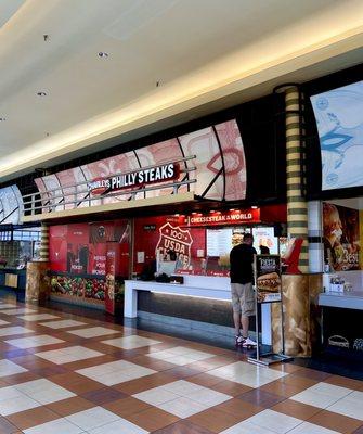 In carousel cafe - food court - Charley's cheesesteaks