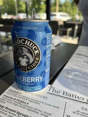 Blueberry cider