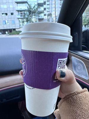 White Chocolate Dream Latte (extra hot)