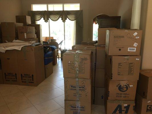 We work hard to pack all of your items in an organized manner, helping the unpacking process run smoothly.