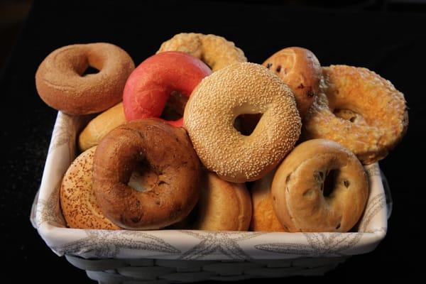 Strawberry bagels too!!