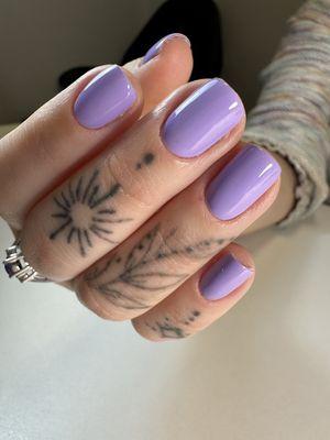 Purple Russian Manicure!! Perfect to brighten your summer mood and remain stunning for weeks on end.