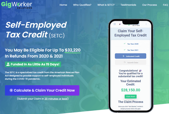 Find out if you are eligible for the SETC & how to receive your refund in as little as 15 days https://selfemployed.claims/r/worksmarter4u
