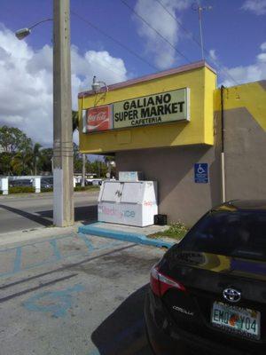 This grocery store has been here as long as I can remember. Go in, pick your items, eat a pastelito and drink a colada, and be on your way.