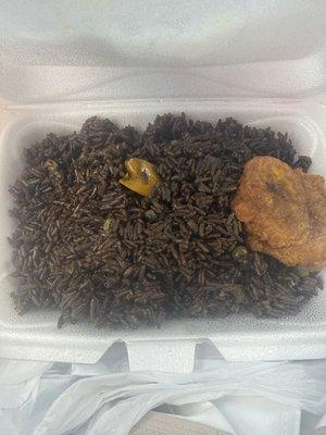 Black Rice and Plantains