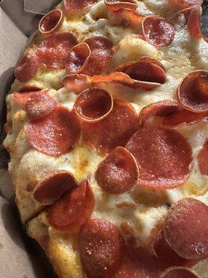 Supposed to be "double" pepperoni