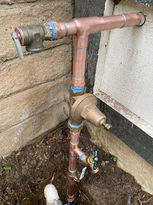 New pressure regulator for house service