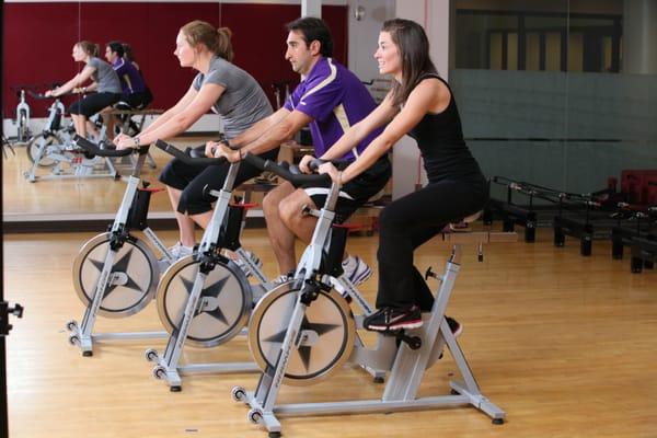 We have Cycle Class Scheduled throughout the day!