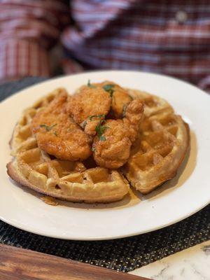 Chicken and waffles