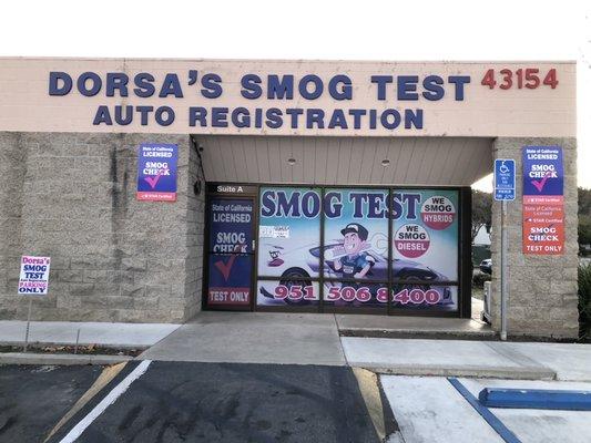 Dorsas smog Test