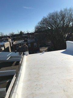 New flat roof Roxboro Place, NW