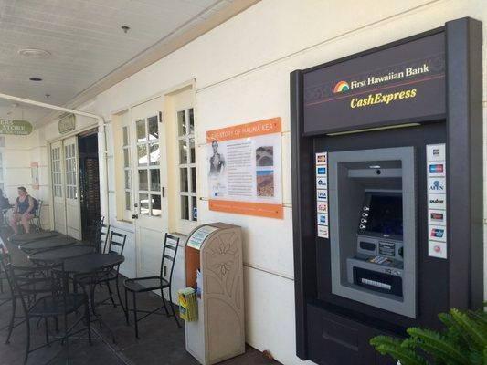 First Hawaiian Bank ATM next door to Whalers General Store