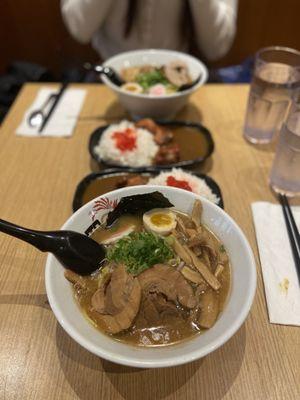 Naruto Ramen and katsu curry