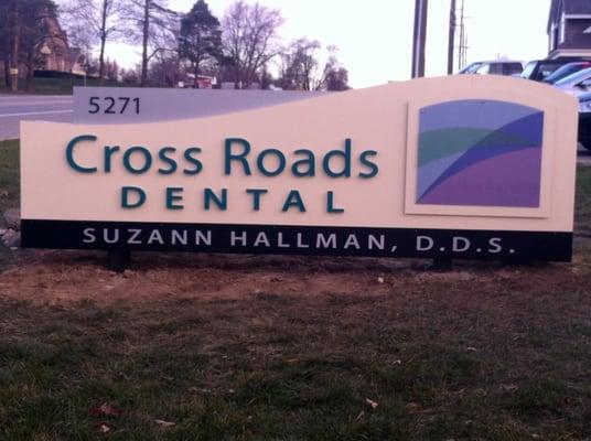 Cross Roads Dental is located 1/2 mile north of Grand River on Old US 23.