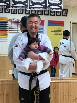 Grandmaster Kim. Strong and tough but also great with ALL the kids!