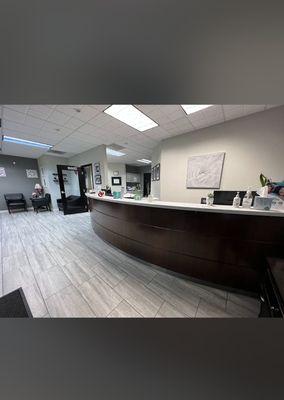 Front reception desk