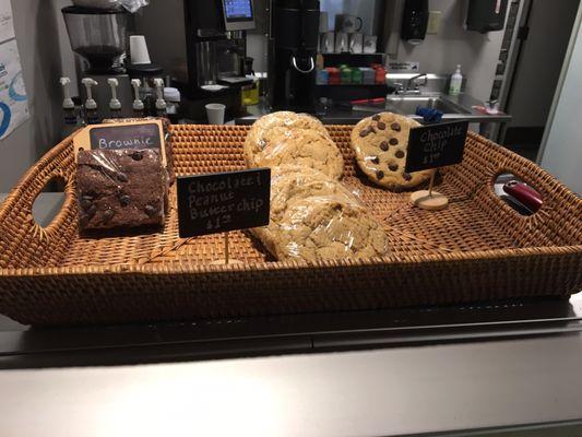 Selection of cookies brownies