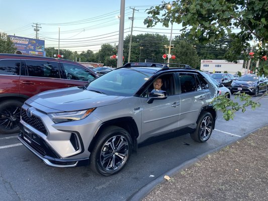 Me with My New 2022 RAV4 Prime, I Love It