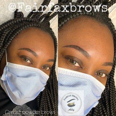 Ombré powder brows by Ally