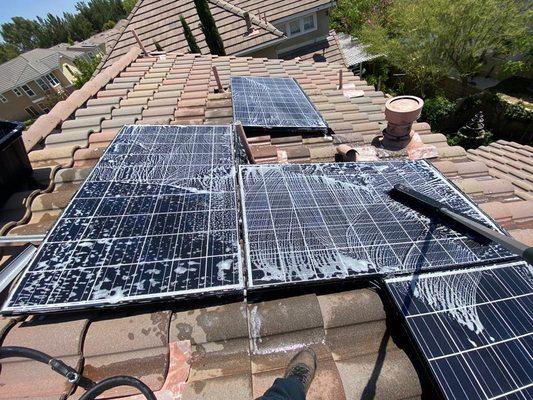 Solar cleaning