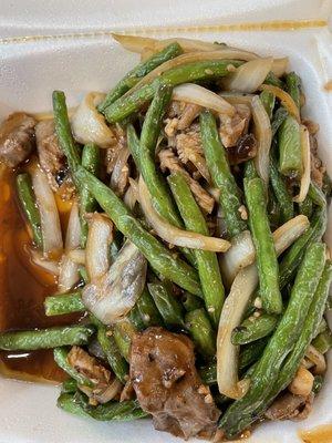 Green beans beef