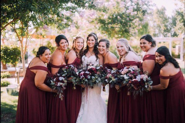 Bridal party hair styles