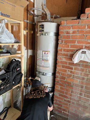 Water heater repair in Novato.