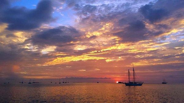 Every Key West sunset is spectacular, see it from the best angle - the water!