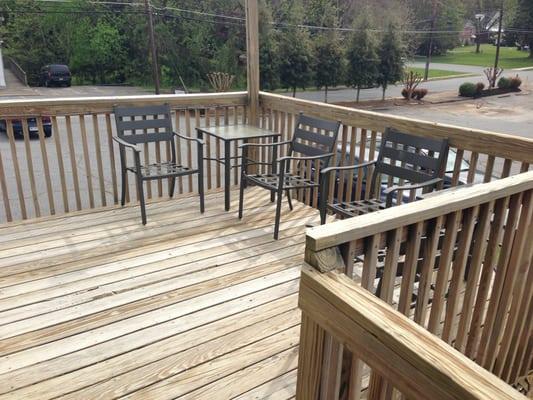 Back deck