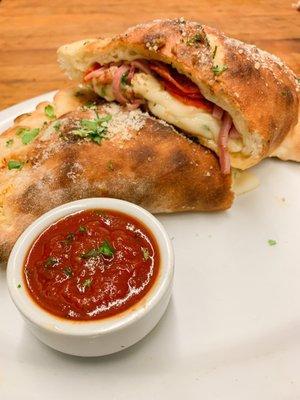 All Meat Calzone