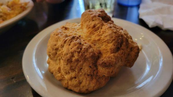 Biscuits are made from scratch.  They are huge!