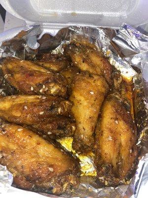 Honey garlic wings 10x