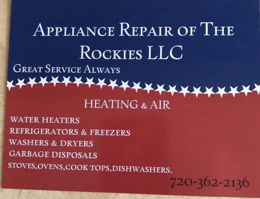 Colorado Appliance Repair