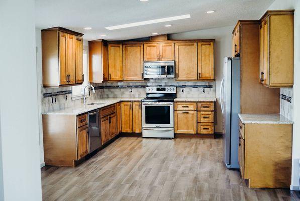 Smoky Brown Cabinets